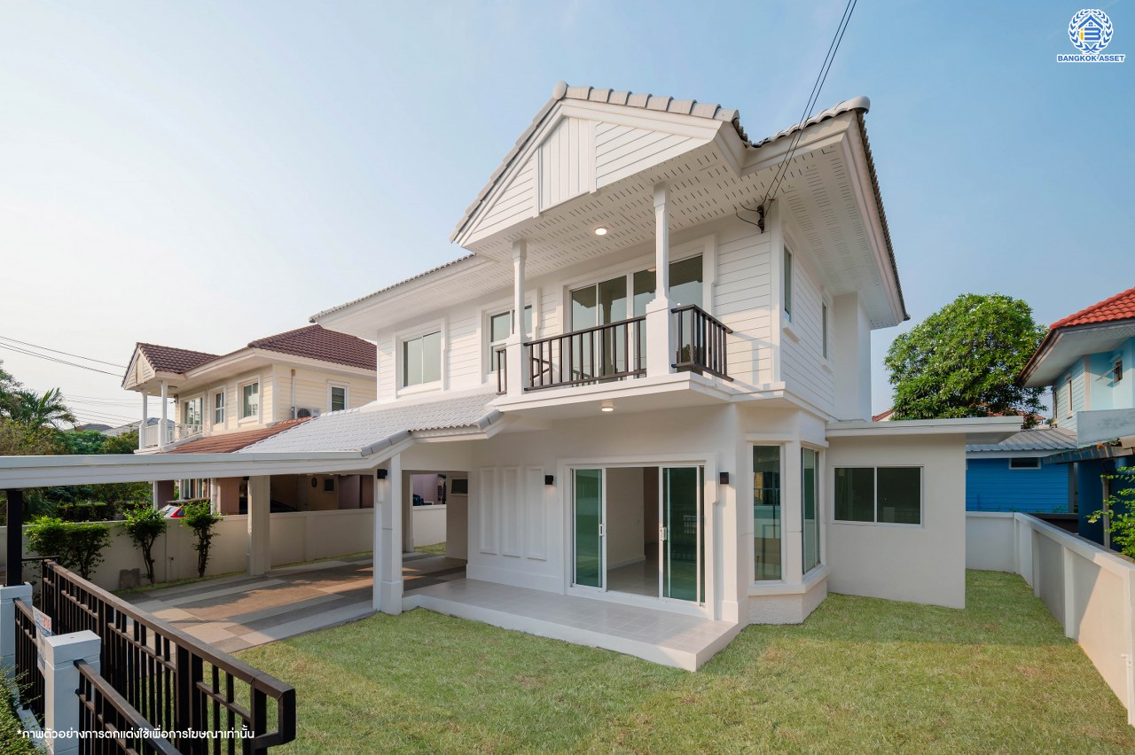 บ้านมือสองตกแต่งใหม่ โครงการ เพอร์เฟคพาร์ค วัดพระนอน จากแบรนด์ Property Perfect เนื้อที่ 56 ตร.ว. พื้นที่ใช้สอย 195.07 ตร.ม. ฟังก์ชัน 3 ห้องนอน 3 ห้องน้ำ 1 ห้องอเนกประสงค์ 2 ที่จอดรถ พร้อม Facilities ครบครัน บนทำเลเชื่อมต่อถนนกาญจนาฯ ใกล้ทางด่วน "ศรีรัช" เซ็นทรัลเวสต์เกต และรถไฟฟ้าสายสีม่วง "สถานีตลาดบางใหญ่"